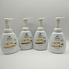4 PACK--Dove WARM VANILLA & SUGAR CANE Foaming Hand Wash 10.1oz each picture
