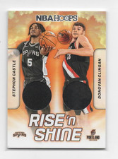 2024-25 Panini NBA Rise N Shine Dual Donovan Clingan /Stephon Castle #RSD-SCC picture