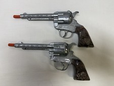 Roy Rogers vintage 9 Inch Kilgore Cap Gun 2 sided Horsehead Grips Diecast 1950’s picture