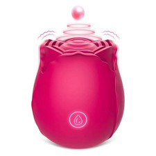 Rose-Sucking-Vibrator-10 Speed-Clit-Nipple-Sucker-Massager-Toy-use Lubricant US picture