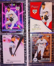 Topps Shohei Ohtani 4 Card Lot 2016 Chrome Samurai Japan WBC #11 Prospect picture