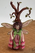 Vintage Miniature/Dollhouse Woodland Fairy 3” X 2” X 1.5” picture