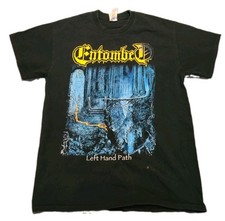 Vintage Y2K Entombed Left Hand Path Shirt Size M Death Metal picture