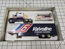 #4 Mark Martin Valvoline Ford/Rousch Race Team 1/64 Diecast Tractor Trailor+Car picture
