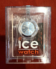 Ice-Watch Ice-Pure Blue Unisex Clear Plastic Quartz Analog 42mm w/ Box Manual picture