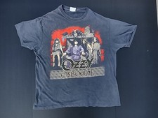 VINTAGE 1988 Ozzy Osbourne T Shirt XL Single Stitch No Rest For Wicked Tour 88 8 picture