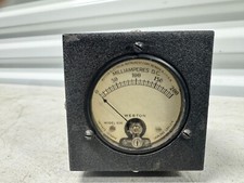 Vintage Weston Model 506 Black Milliamperes DC Meter picture