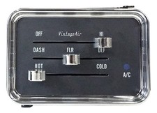 Vintage Air 1960-63 Chevrolet Pickup SureFit® Chrome Control Panel Kit #474262 picture