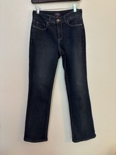 NYDJ Jeans Women 2 28 Blue Barbara Bootcut Lift Tuck Technology Shaping Mid Rise picture