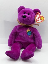 TY Beanie Baby “Millennium Bear” with Rare Tag Errors 1st Edition 1999. Mint picture