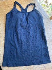 LuluLemon 8 Ebb To Street Ribbed Tank Top Black picture