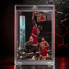Michael Jordan 1996-97 Topps Stadium Club Shining Moments Special Insert MINT picture