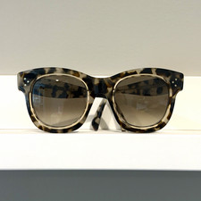CELINE Women’s Cat Eye Tortoise Shell Sunglasses Gray Gradient Lenses Italy picture