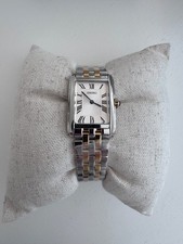 New Seiko Essentials Quartz White Roman numeral dial Women's Watch SWR087 picture