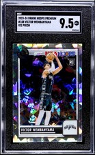 2023-24 Panini Nba Hoops Premium Stock - Victor Wembanyama #108 Ice Prizm (RC) picture