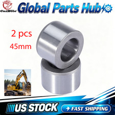 2Pcs 45mm Excavator Bucket Bushings Set For Bosses Cat John Deere Kubota Takeuch picture
