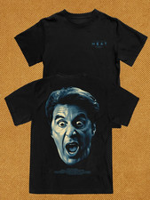 Heat 1995 Movie Shirt, Al Pacino Vincent Hanna 2 Sided Black Graphic Film Tee picture