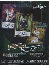 2026 Leaf Pay Dirt Football Sealed Hobby Box  picture