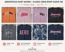 Aeropostale Women’s T-Shirt XXL Short Sleeve Graphic Tee – Multiple Styles picture