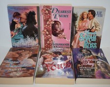 6 VNTG HISTORICAL ROMANCES by MARGARET MOORE, STEPHANIE BARTLETT & JULIE TETEL picture