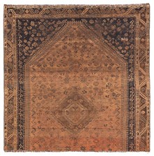 Vintage Hand-Knotted Area Rug 6'8