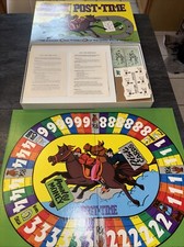 Rare Post Time Pastime HORSE Racing Board Game Nu Games Inc Success & Pitfalls picture