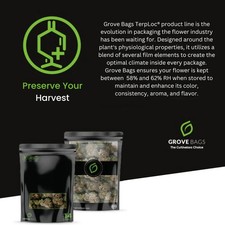 Grove Bags - TerpLoc Technology ~ Quarter Pound 1/4 Lb Bag - 4 Oz. ( pack of 5 ) picture