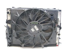 2006-2008 BMW E65 E66 750i RADIATOR CONDENSER FAN ASSEMBLY COMBO SET 81616 picture
