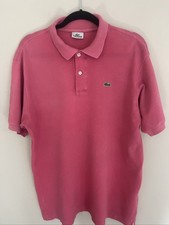 Lacoste Pink Polo Shirt Size Xl Cotton Classic Fit picture