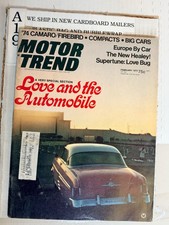 Vintage Motor Trend Magazine February 1973 picture
