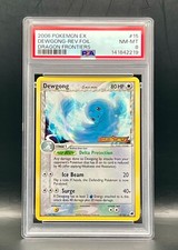 Dewgong 15/101 Reverse Holo Rare Stamped-2006 Pokémon EX Dragon Frontiers PSA 8 picture