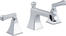 KOHLER K-454-4V-CP Memoirs widespread lavatory faucet. Stately, CHROME picture