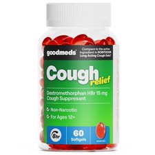 8-Hour Adult Cough Relief Softgels | Dextromethorphan HBr 15mg | 60 Count picture