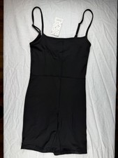 Automet Women's Black Shapewear Romper Shorts Shaping One Piece Size S picture
