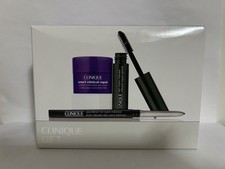 Clinique 3 pcs Makeup Travel Size Deluxe Samples Gift Set Purple/White Box picture