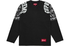 Supreme Mascot L/S Football Top Size L Black picture