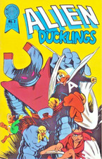 Alien Ducklings #2 Blackthorne Publishing  Dec. 1986 'Current Attractions' Comic picture