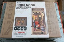 Rolife Book Nook & Wonderland Bookstore Model Kit #TGB07 Robotime New picture