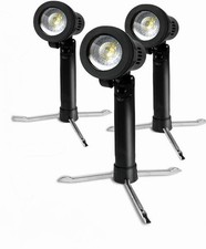 Pair of Vintage Used Free Standing Miniature Small Scale Photography Lights(3un) picture