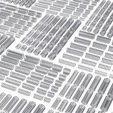 Kit surtido de resortes de compresión de 300 piezas, 30 tamaños diferentes picture