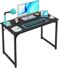 Computer Desk, 39 inch Home Office Gaming Desk Modren Simple Style PC Wood&Metal picture