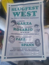 boxing posters original vintage 1991 picture