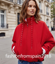 ZARA NEW WOMAN WATER-REPELLENT QUILTED JACKET RED XS-XL 8372/288/600 picture
