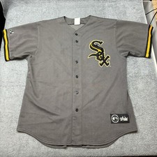 Men’s Rare Vintage Majestic Chicago White Sox Baseball Jersey Large Made In USA picture