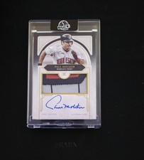 PAUL MOLITOR 2025 TOPPS DEFINITIVE COLL GAME-USED PATCH AUTO BLACK  06/10 TWINS picture
