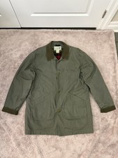 Vintage L.L. Bean Original Field Coat / Barn Jacket - Olive Green (L Tall) picture