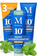 Mouthology 10% Nano Hydroxyapatite Toothpaste (3pk, Fluoride Free), Whitening*, picture