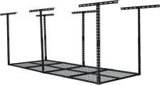 3X8 Ft Heavy Duty Overhead Garage Storage Rack, Adjustable Ceiling Storage Racks picture