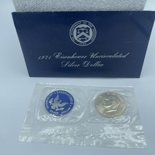 1971 Eisenhower Uncirculated Silver Dollar picture