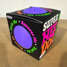 Schylling Super NeeDoh Purple The Groovy Glob Jumbo Sensory Squeeze Toy New picture